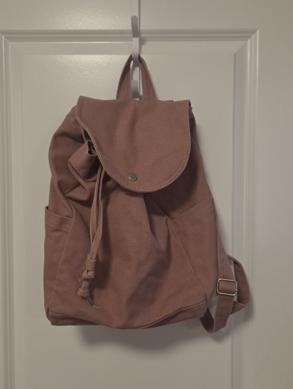 BAGGU Smoky Quartz Canvas Backpack